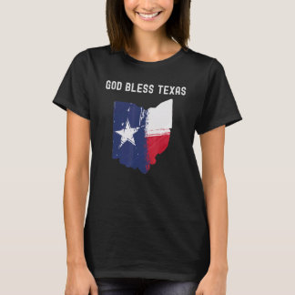 Gott Bless Texas Ohio T-Shirt