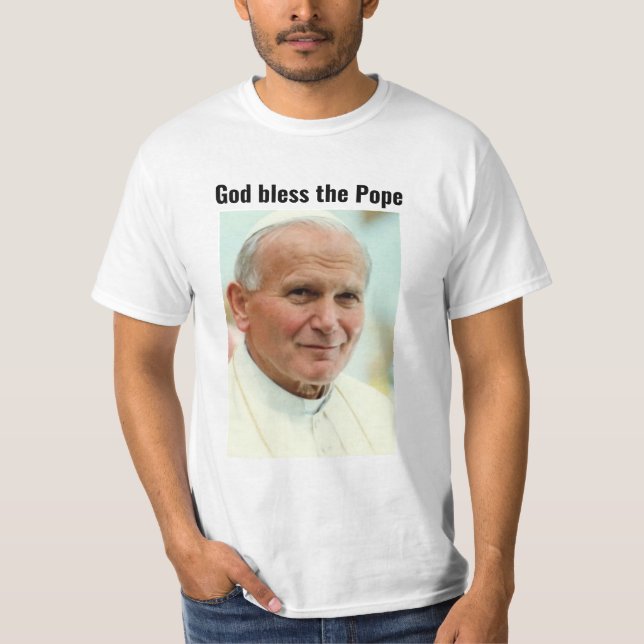 GOTT BLESS THE POPE T-Shirt (Vorderseite)