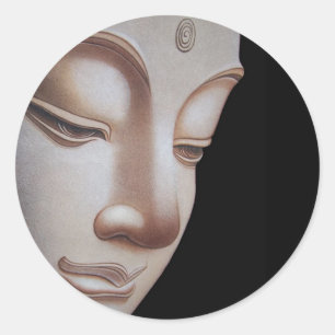 Gott Buddha Runder Aufkleber