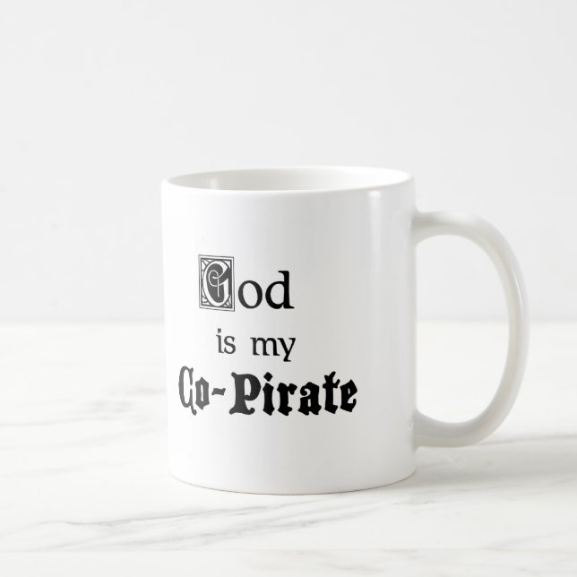 Gott Co-Pirat Kaffeetasse (Rechts)