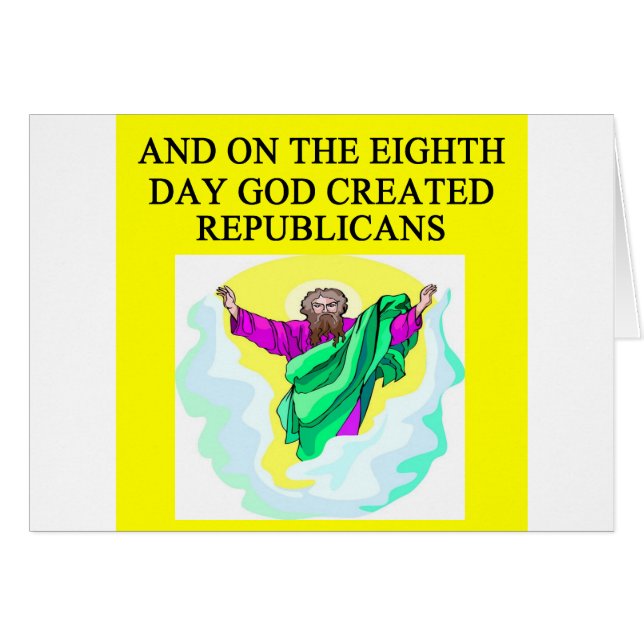 Gott creeated Republikaner (Vorderseite (Horizontal))