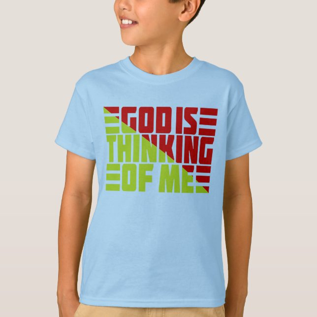 GOTT DENKT AN MICH T-Shirt (Vorderseite)