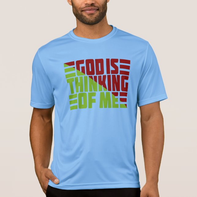 GOTT DENKT AN MICH T-Shirt (Vorderseite)