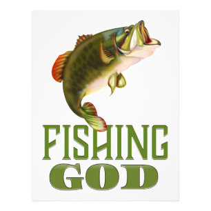 Gott der Fischerei Fotodruck