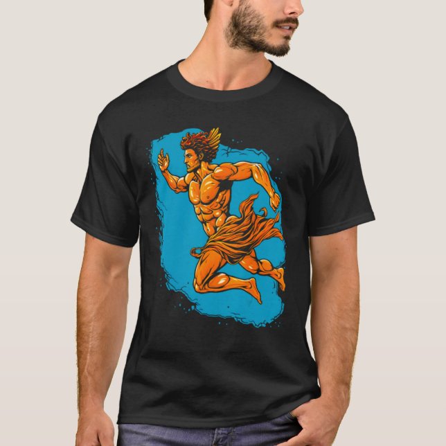 Gott der Geschwindigkeit, griechische Mythologie 1 T-Shirt (Vorderseite)