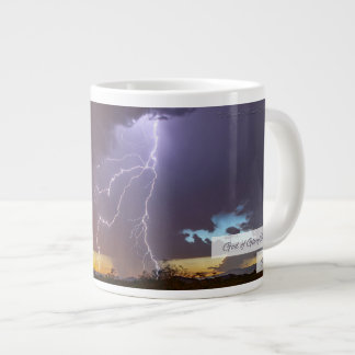 Gott der Herrlichkeit Thunders Psalm 105:39 KJV Jumbo-Tasse