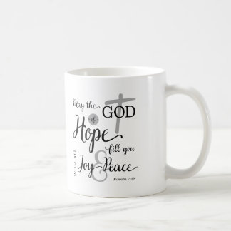 Gott der Hoffnung erfülle euch mit Freude und Frie Kaffeetasse