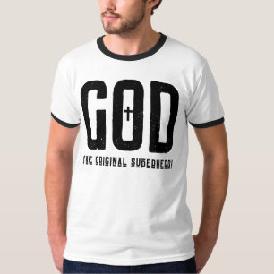 Gott der Original Superhelden kreuzen Männerklinge T-Shirt