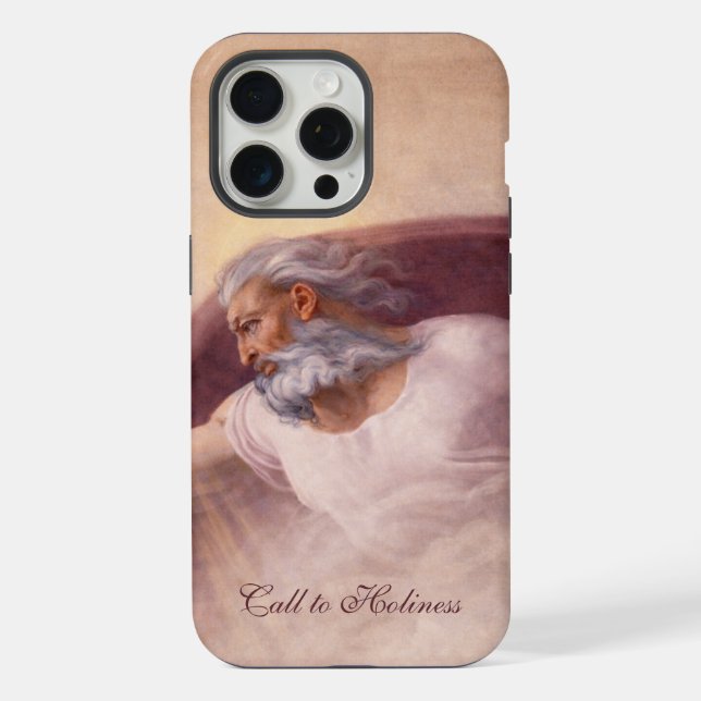 Gott der Vater, göttlicher Segen iPhone Hülle (Rückseite)
