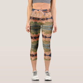 Gott des Meeres König Neptun Capri Leggings