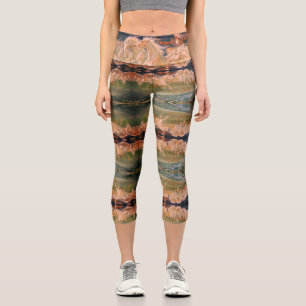 Gott des Meeres König Neptun Capri Leggings