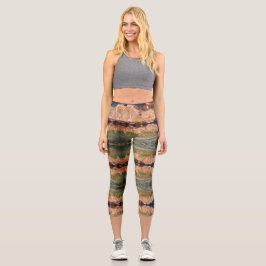 Gott des Meeres König Neptun Capri Leggings