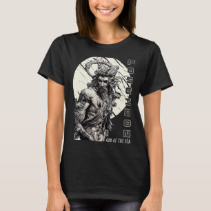 Gott des Meeres Poseidon Antike griechische Mythol T-Shirt