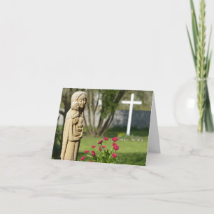 Gott dient dem Glauben und der Liebe Dankeskarte