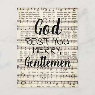 Gott, Erholung, mein Herr. Postkarte