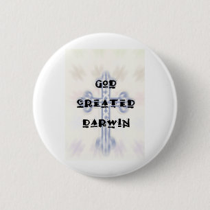 Gott erschaffen Darwin Button