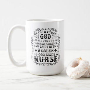 Gott erschuf eine Krankenschwester Kaffeetasse