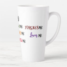 Gott erschuf mich Sammlung Latte Tasse
