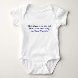 Gott: Es gibt keinen Gott außer Ihm, dem ewig Lebe Baby Strampler