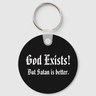 Gott existiert Schlüsselkette Schlüsselanhänger