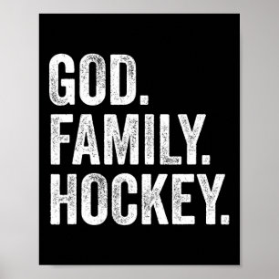 Gott Familie Hockey Poster