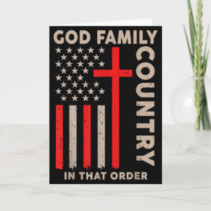 Gott Familie Land In dieser Reihenfolge Amerikanis Karte