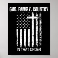 Gott Familie Land In dieser Reihenfolge Patriotisc