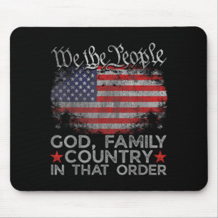 Gott Familie Land In Eben Dieser Reihenfolge Chris Mousepad