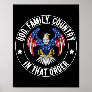 Gott Familie Land In Ebendieser Reihenfolge Christ Poster