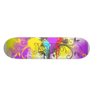 Gott-Felsen - christlicher Felsen-Gang Skateboard