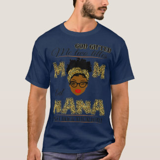 Gott gab mir zwei Titel Mama und Nana und ich Rock T-Shirt