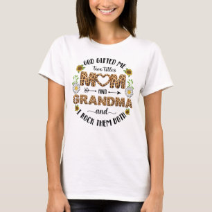 Gott gab mir zwei Titel Mama und Oma T-Shirt