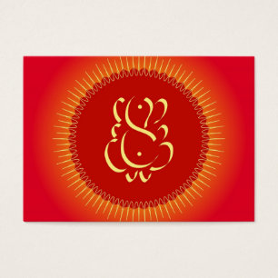 Gott Ganesha mit Sonnestrahlen
