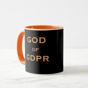 Gott GDPR des männlichen Spezialisten-Witz-Namens Tasse