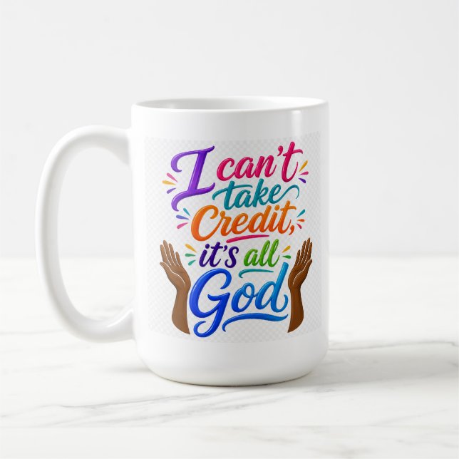 Gott gebührt die Ehre  Kaffeetasse (Links)