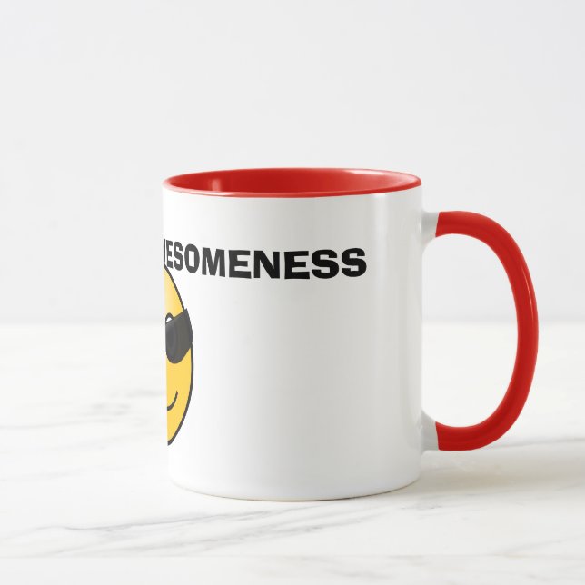 Gott gegebene Awesomeness Tasse (Rechts)