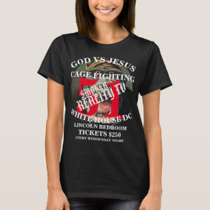 GOTT GEGEN JESUS KÄFIGKAMPFEN WASHINGTON DC LINCOL T-Shirt
