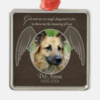 Gott geschickt einer silbernes ornament