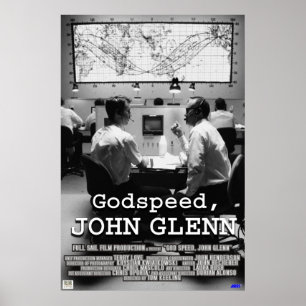 Gott-Geschwindigkeit John Glenn Poster