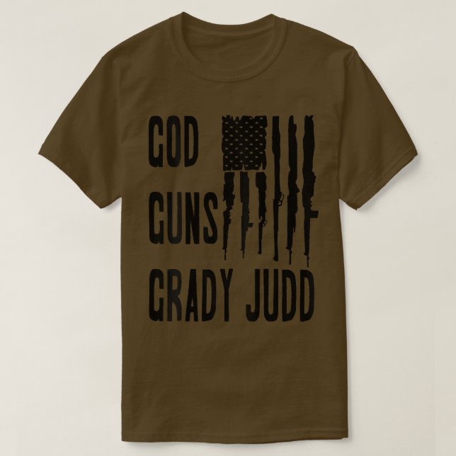 Gott, Gewehre, Grady Judd American Flag T-Shirt (Design vorne)