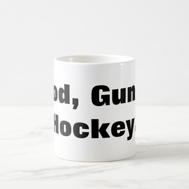 Gott, Gewehre, Hockey Tasse (Mittel)