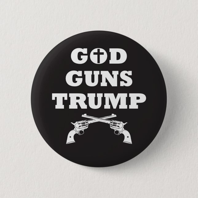 GOTT-GEWEHRE U. TRUMPF! 2. Änderungs-Recht, Arme Button (Vorderseite)