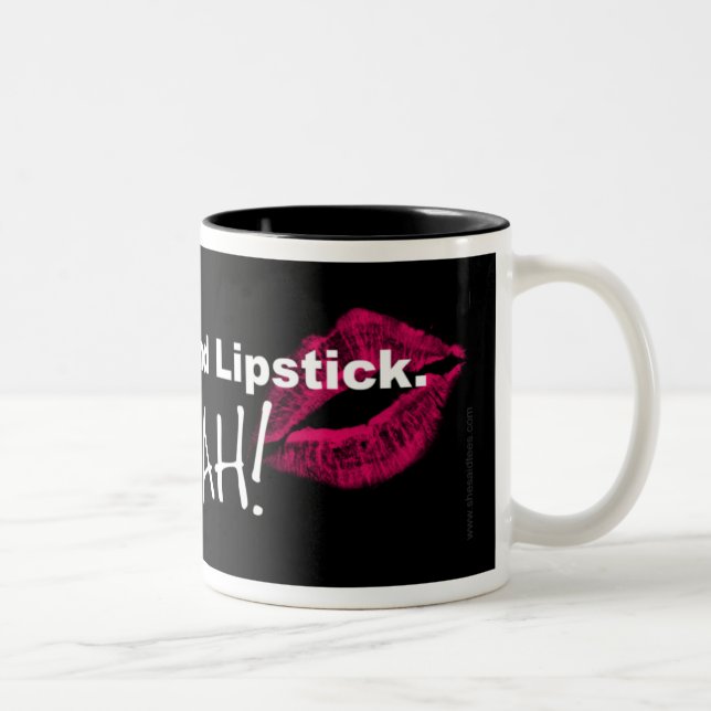 Gott, Gewehre und Lippenstift Hooah! Tasse Sarahs (Rechts)