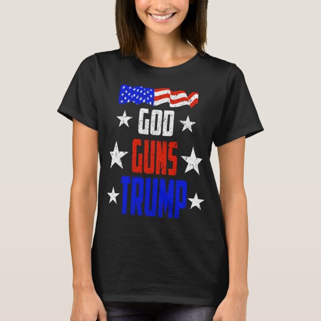 Gott, Gewehre und Trumpf-T - Shirt-Trumpf ist mein T-Shirt (Vorderseite)