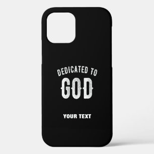 GOTT GEWEIHT INDIVIDUELL ANPASSBAR COOLER WEISER T iPhone 12 HÜLLE