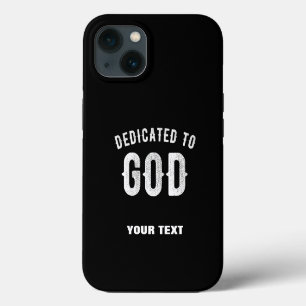 GOTT GEWIDMET - KUNDENINDIVIDUELL ANPASSBARER KÜHL iPhone 13 HÜLLE