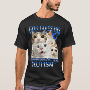 Gott gibt den stärksten Soldaten Autismus-Bewussts T-Shirt
