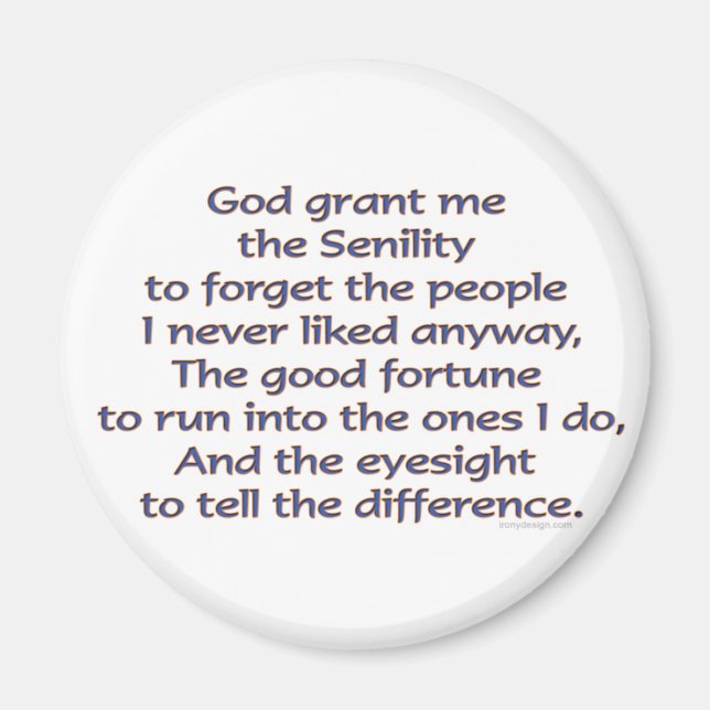 Gott gibt mir Spaß Magnet (Vorne)