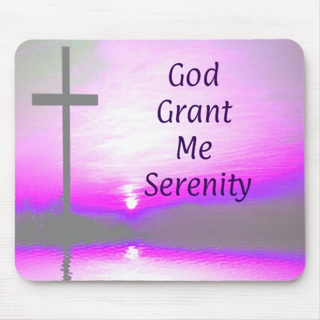 Gott gibt mir Stille Maus Pad Mousepad (Vorne)