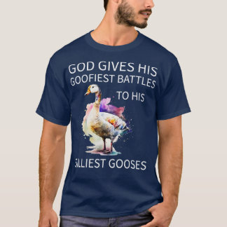 Gott gibt seine goofisten Kämpfe seinem silbersten T-Shirt